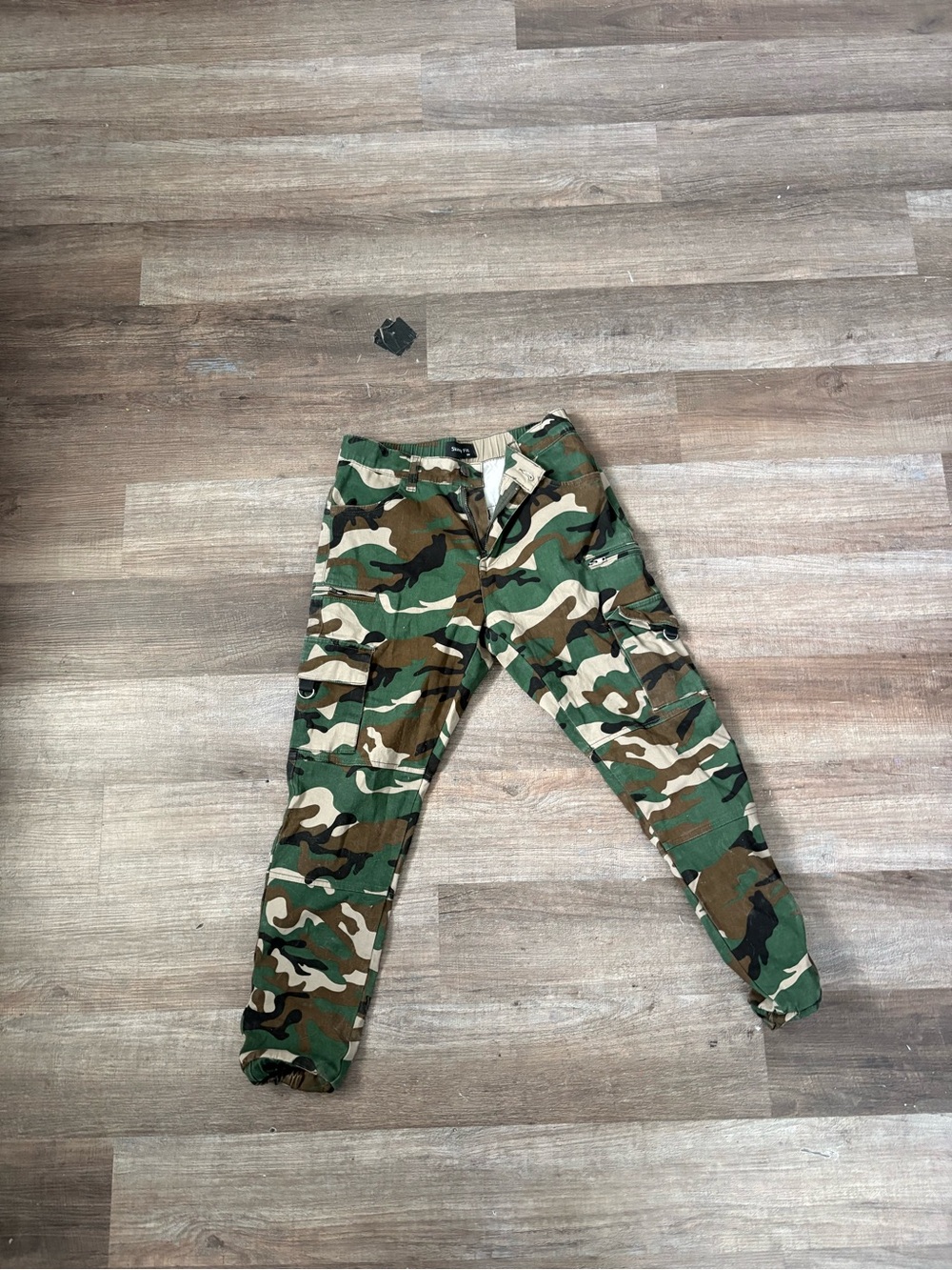 Camo Cargo Pants - Green Camo